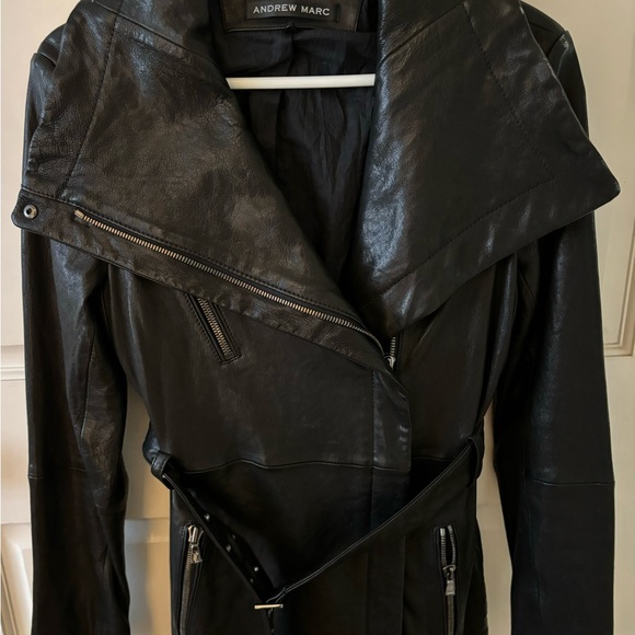 Black leather jacket - Picture 1 of 7